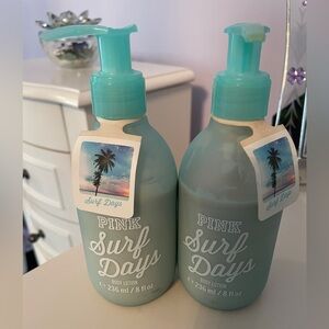 Pink Victoria's Secret Surf Days Body Lotion Vintage 8 fl oz